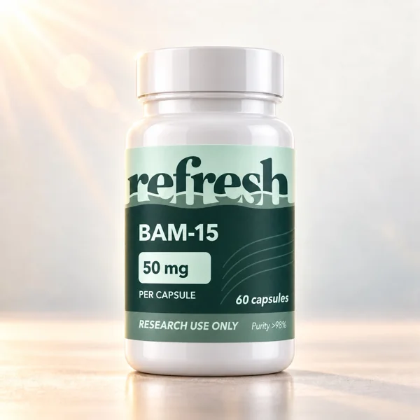 Refresh Research BAM-15 capsules, 50 mg per capsule, 60 capsules